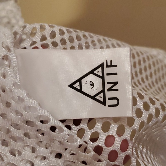 UNIF Laser Cut Polo Shirt Very Rare Size M NWOT'S - Picture 11 of 12